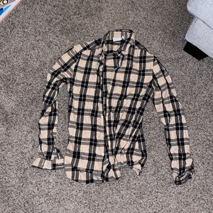 Yellow Plaid Button Down